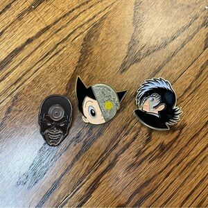 Anime Character Enamel Pins Set
